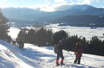 en raquettes au Capcir