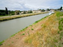 Le Canal du Midi à Trèbes/Aude en juillet 2011