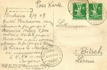 Rückseite obiger Karte