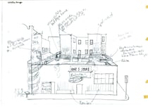 Wunschtraum vom Park auf dem Dach