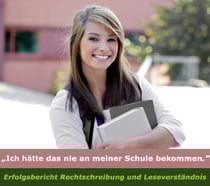 Symbolbild: Mädchen vor Schule