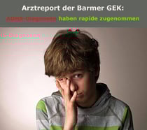 Symbolbild: zweifelnder Junge