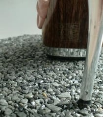 Steinteppich ist rutschhemmend und kratzfest