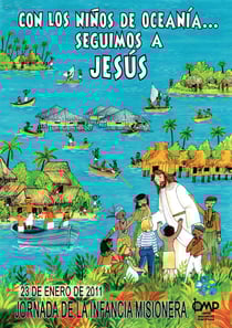 Cartel de la Jornada de la Infancia Misionera 2011