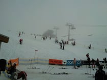 Massenstart bei der Bergstation