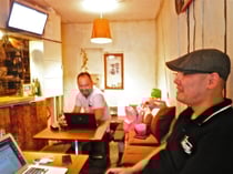 カフェのオーナー北原さん