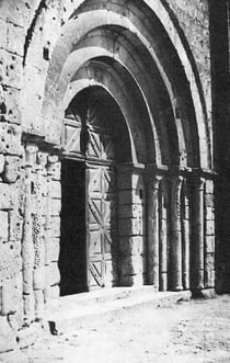Le portail roman de l'abbatiale