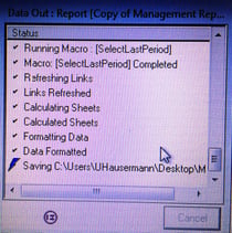 Arbeit am Finanz-Reporting