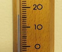 16 Grad war es heute Morgen in meinem Haus