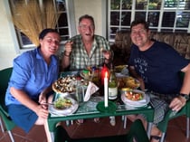 Ein schöner Abend zu dritt