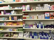 Ausschnitt der Auswahl in einer Apotheke