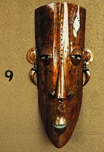 Diese Maske bewacht mein Zimmer