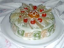 Traditional "Cassata Siciliana"