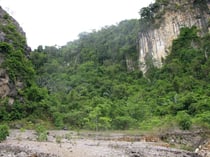 Quarry in Khao Sok, Surat Thani province