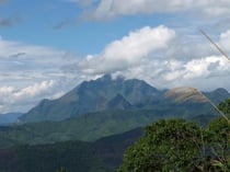 Mountain view near Phou Khun, 1200 m height