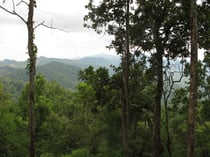 Mountain pass near Ban Louang, Nan province