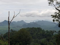 Landscape near Khanom, Surat Thani province