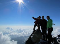 auf dem Lagginhorngipfel 4010 MüM