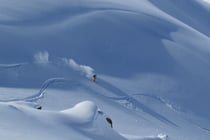 traumhafter Pulver in den Motolino Coulis