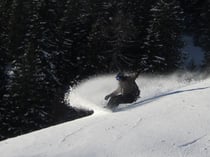 Powder bis ins Tal :-)