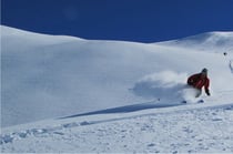erste Spuren am Col de Passon