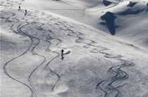 Nordabfahrt vomCheibhorn