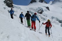 eindrückliche Gletscherabfahrt ins Val d'Ayas