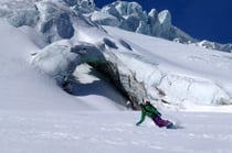 Gletscherbrüche am Rosenlauigletscher