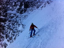 an der steilsten Stelle