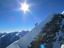 der Schlussgrat zum Gipfel