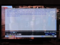 Ankündigung bei "weniger ist mehr" im CH TV