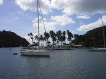 Marigot Bay Blick gegen Westen