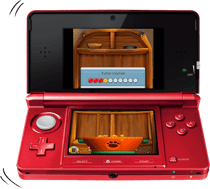 Neige deinen Nintendo 3DS, um Futter zu mischen