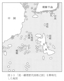 1202年に朝鮮で作成された地図
