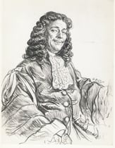 Henri Rollan -Comedie Française  (Le Misanthrope) 1965 fusain André Aaron Bilis