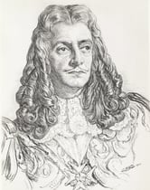 Maury (Cyrano de Bergrac)1964 fusain André Aaron Bilis
