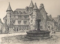 Salers, Cantal 1938 André Aaron Bilis