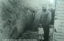 V.L. Vyatkin pendant les fouilles, Musée de l'Observatoire d'Ulugh Beg à Samarcande (photo : M.Schvoerer, 2008)