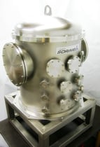 Enceinte à Vide Ø700 en Inox sur châssis