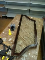 Ablage vorne mal nei gebeizt