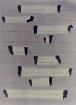 "System (2)", 1997, Öl auf Nessel, 150 x 110 cm