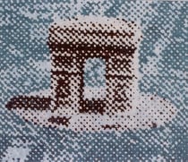 "Das Tor V", 2002, Öl auf Leinwand, 120 x 140 cm