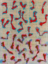 O.T., Acryl auf Leinwand, 130 x 99 cm