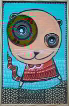 "CHATON" - 18 cm x 26 cm - SOLD