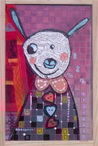 "LE PETIT LAPIN" - 18 cm x 26 cm - SOLD