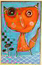 "RENARD" - 18 cm x 26 cm - SOLD