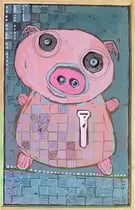 "LE COCHON" - 18 cm x 26 cm - SOLD