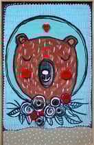 "PETIT OURS" - 18 cm x 26 cm - SOLD