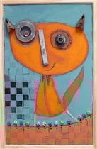 "PETIT RENARD" - 18 cm x 26 cm - SOLD