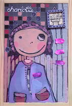 "CHARLOTTE" - 18 cm x 26 cm - PRIVATE COLLECTION